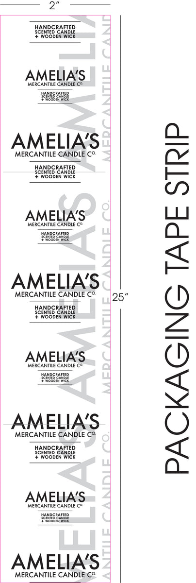 Curated visual reference: Visual Reference: Packaging Tape Strips