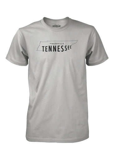 Nashville Outline in LT Gray