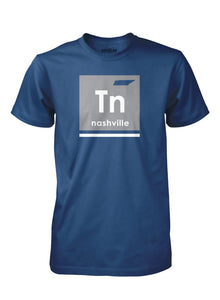 TN Periodic Table in Cool Blue