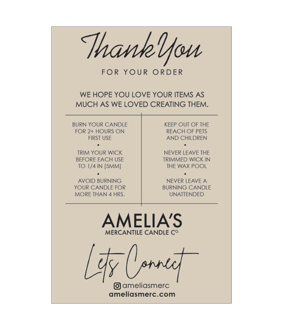 Thank You Cards