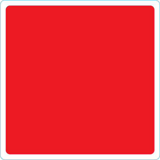 Sign 4 Inch Rounded Corner 4
