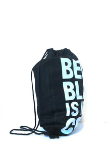 Being Black Is Not A Crime Cotton Canvas Drawstring Bag